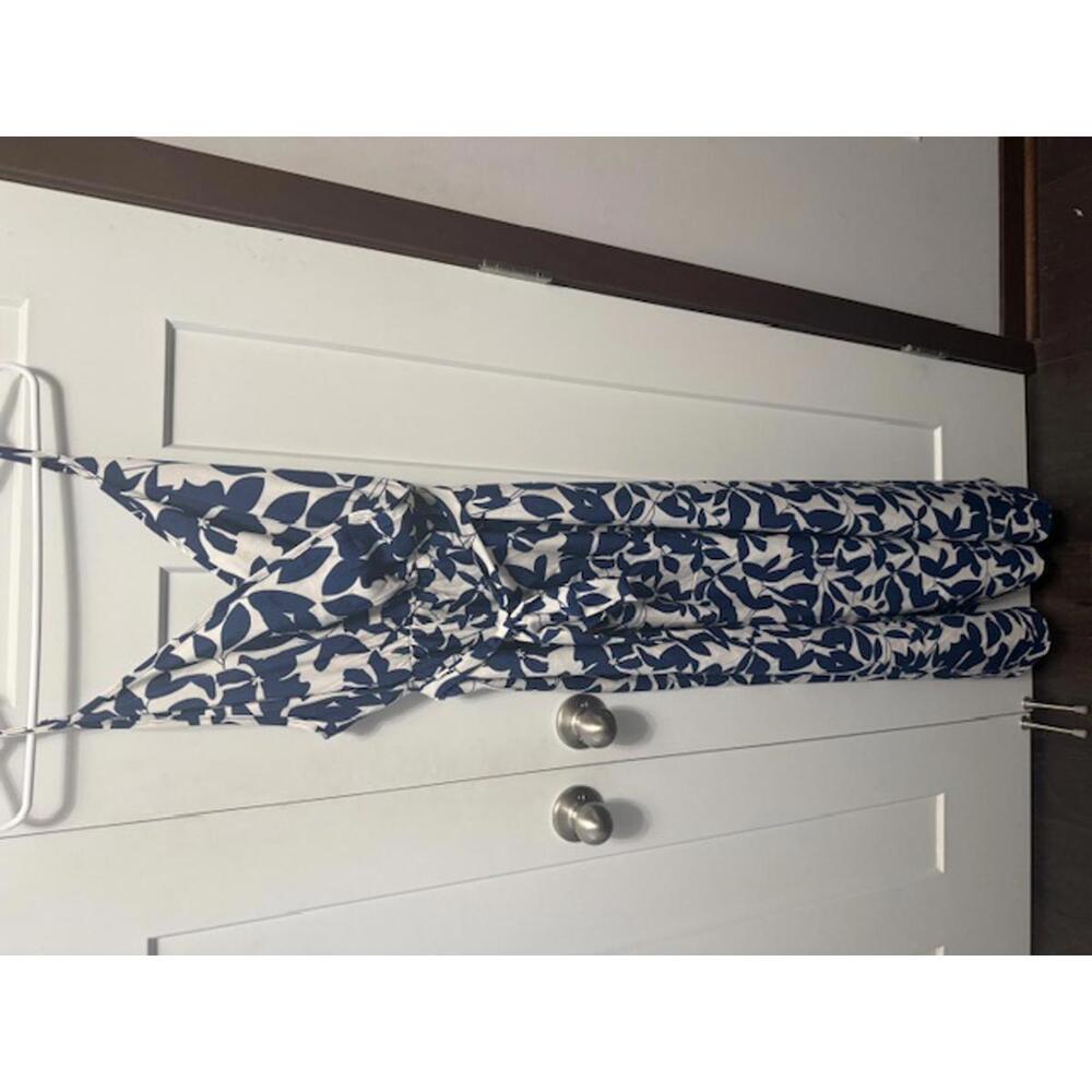 Maxi sundress in blue and white floral size 2XL NWOT